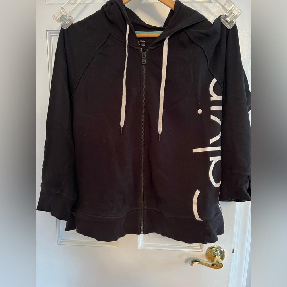 Calvin Klein | XXL (2X), black zip up | Athleisure